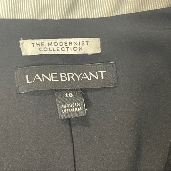 Lane Bryant The Modernist Collection Black Blazer Size 18 Career Minimalist - Picture 3 of 8